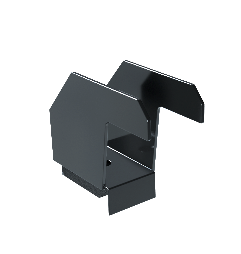 GSE Integration H16 Steel Single End Clamp Black INC EPDM - ART105897