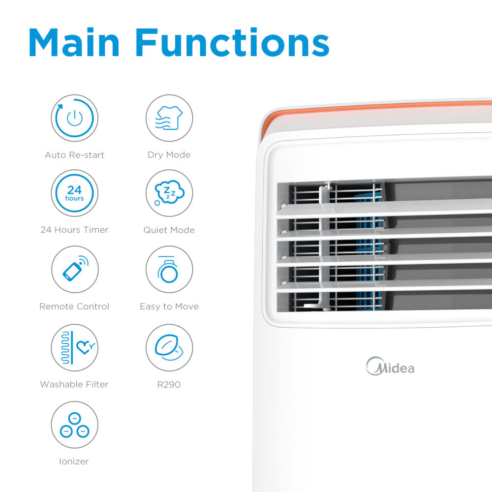 Midea 9000 BTU Eco Portable Air Conditioner AC04-0001292