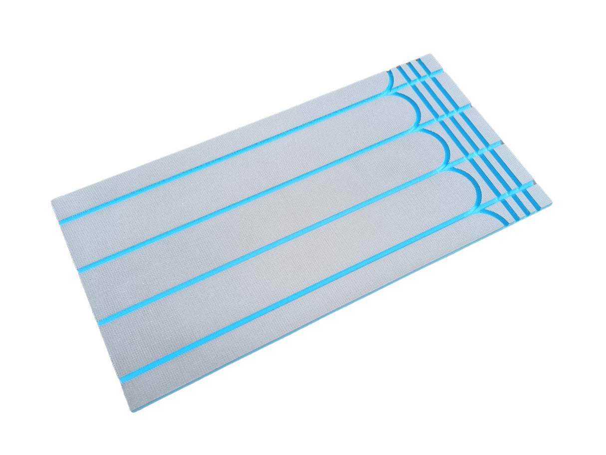 ProWarm LoFlo Insulated Backer Board - Cement Coated - Routed - XPS