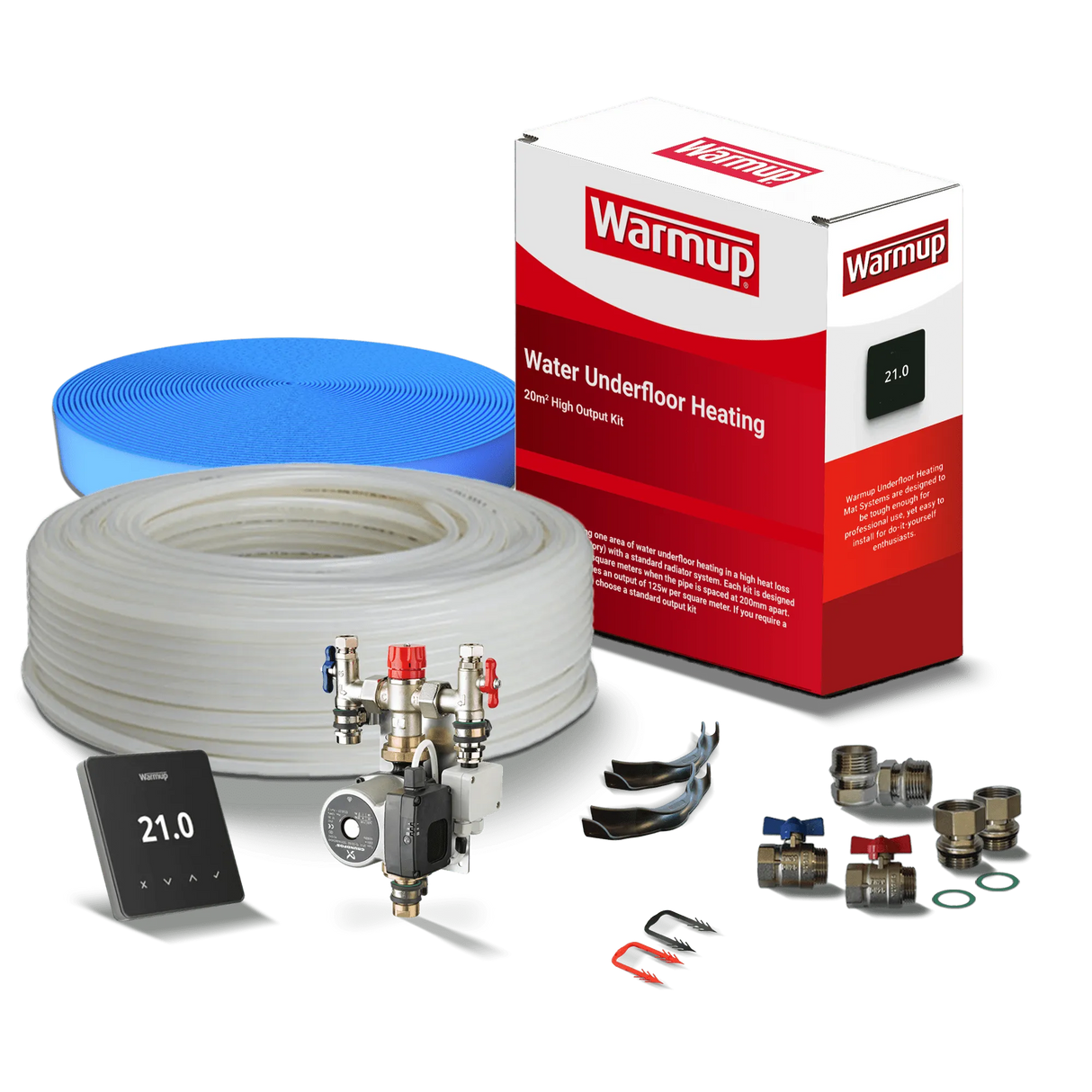 Warmup Clypso High Output Water Underfloor Heating Kit