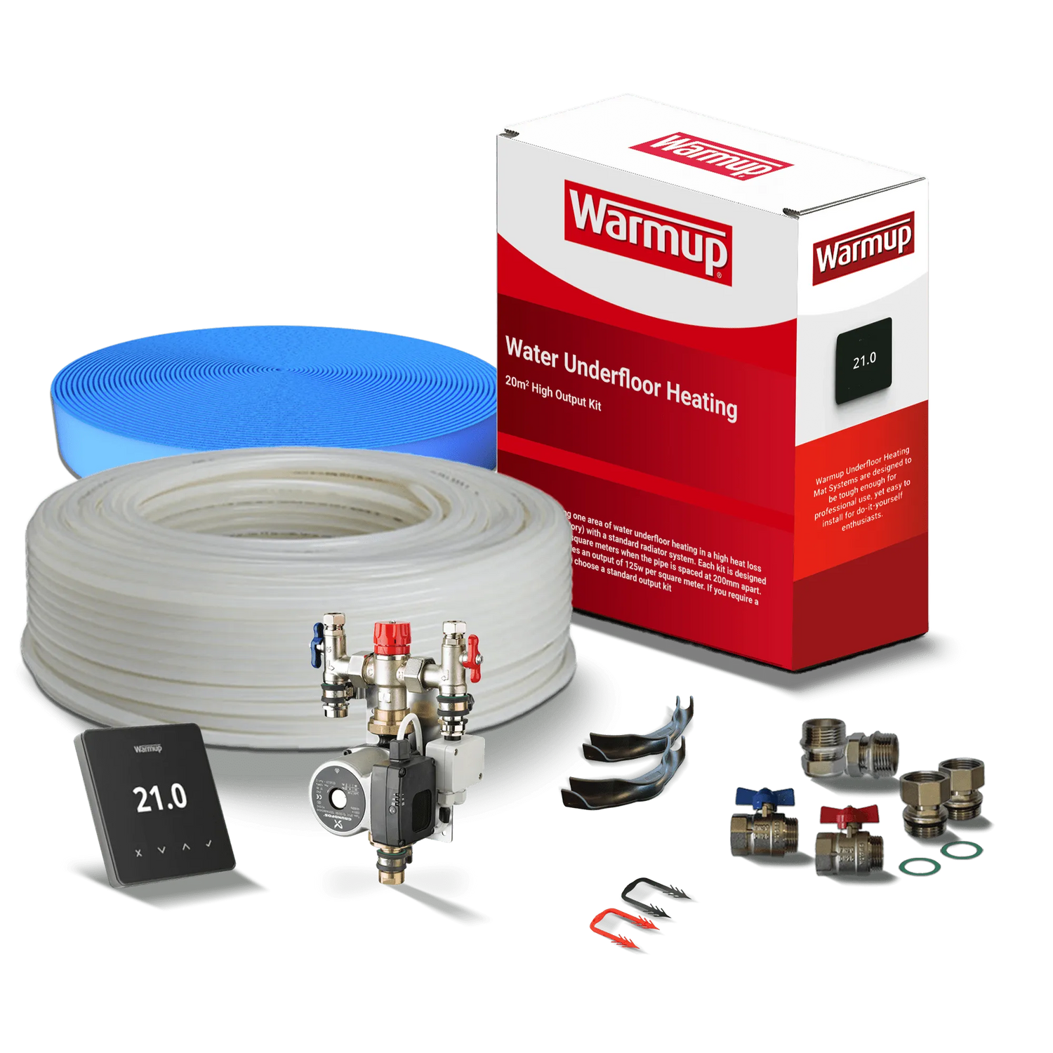 Warmup Clypso High Output Water Underfloor Heating Kit