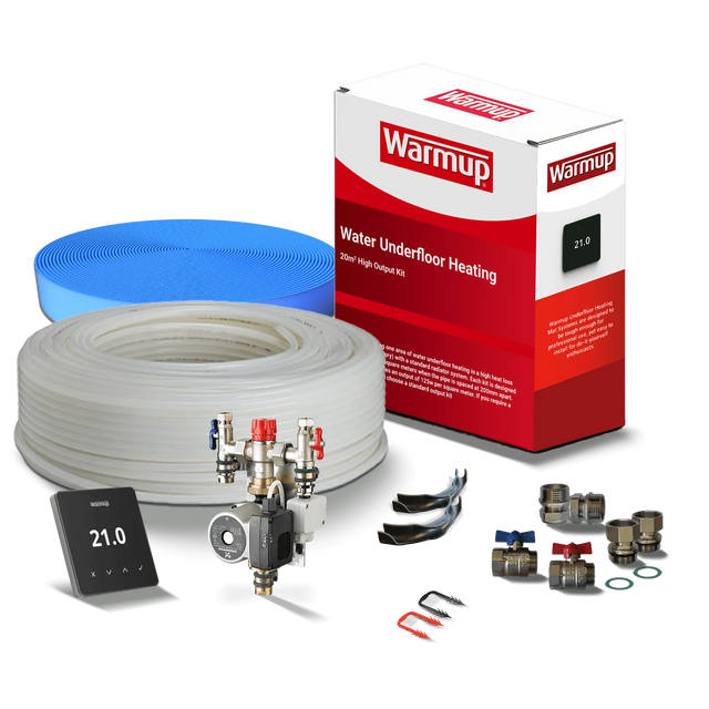 Warmup Clypso High Output Water Underfloor Heating Kit