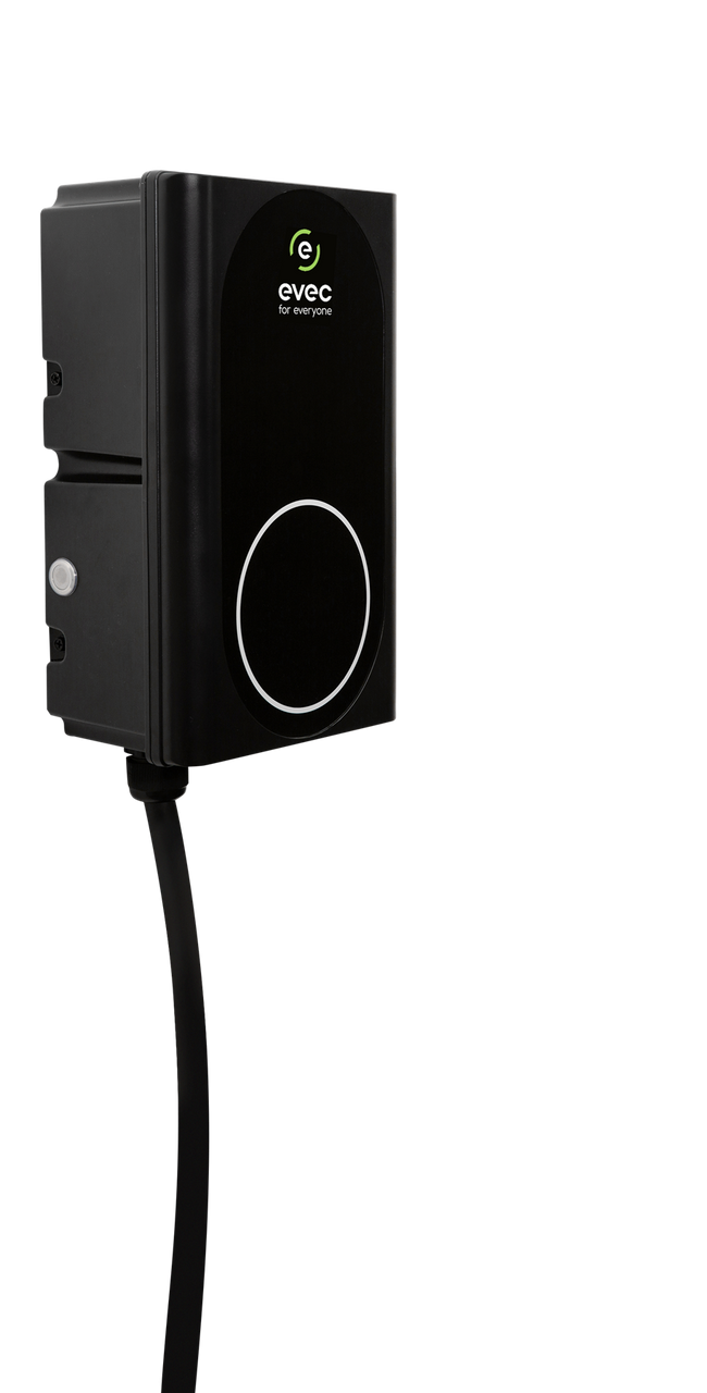 Evec EV Charger 22kW Three Phase, Tethered Cable (VEC04)