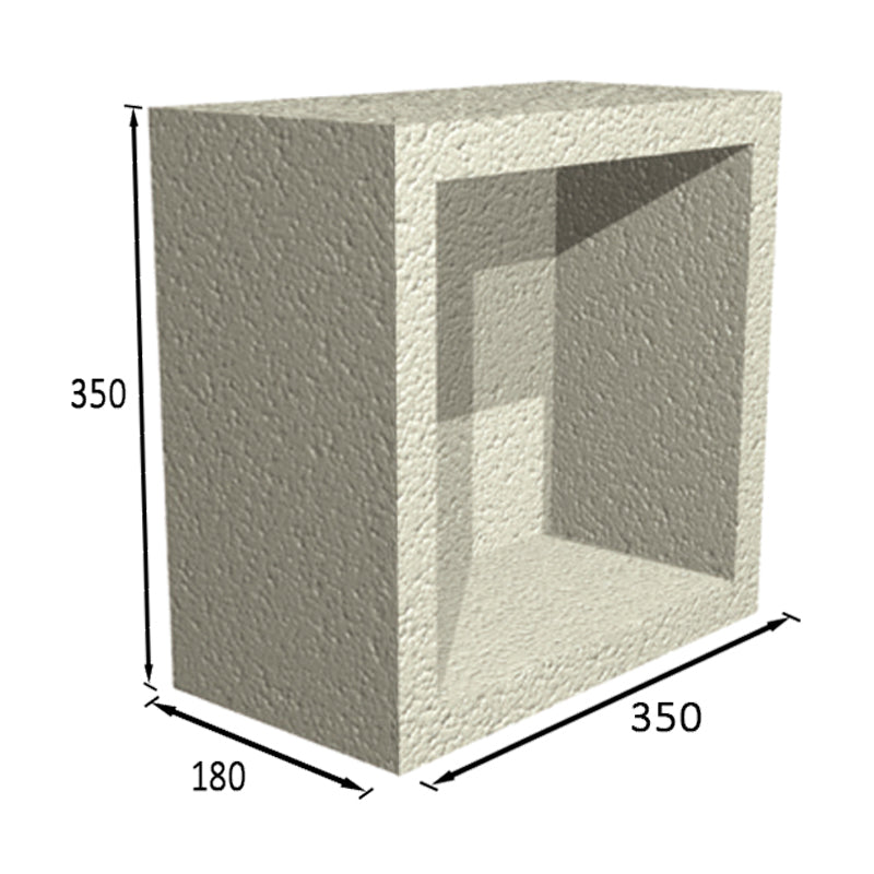 ProWarm Waterproof Shower Recessed Storage Unit - 180mm Depth