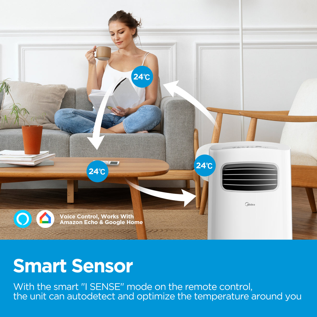 Midea 12,000 BTU Premium Portable Air Conditioner