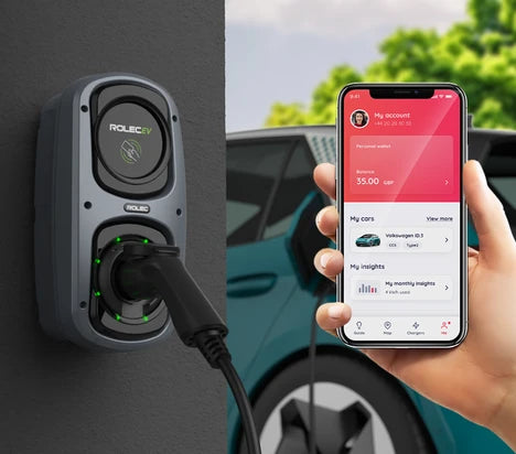 Rolec WallPod Smart EV Charger 7.4kW Type 2, Untethered ROLEC4020G
