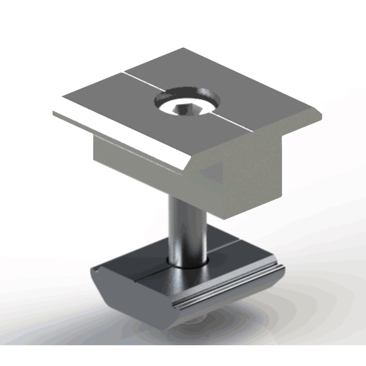 Fastensol Silver Mid Clamp 30mm F-SMC