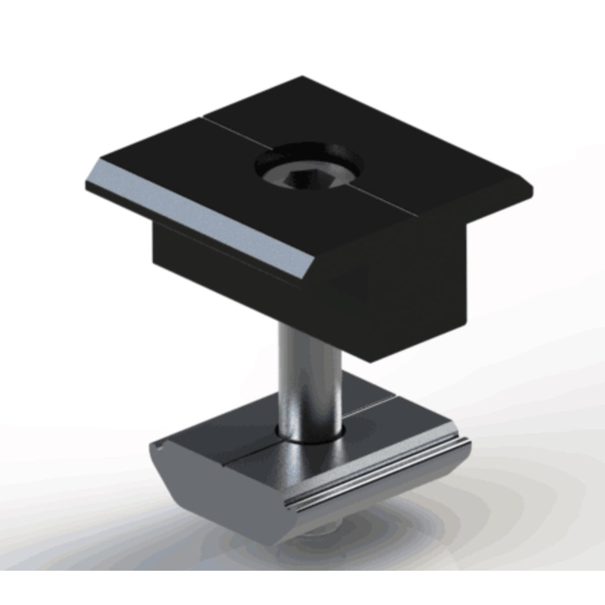 Fastensol Black Mid Clamp for 30mm Panel Thickness F-BMC"