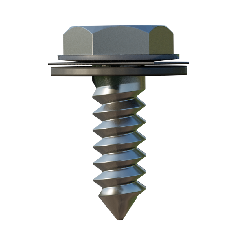 Fastensol 6.3mm X 25mm Self Tapping Screw F-6.3 X 2.5Screw