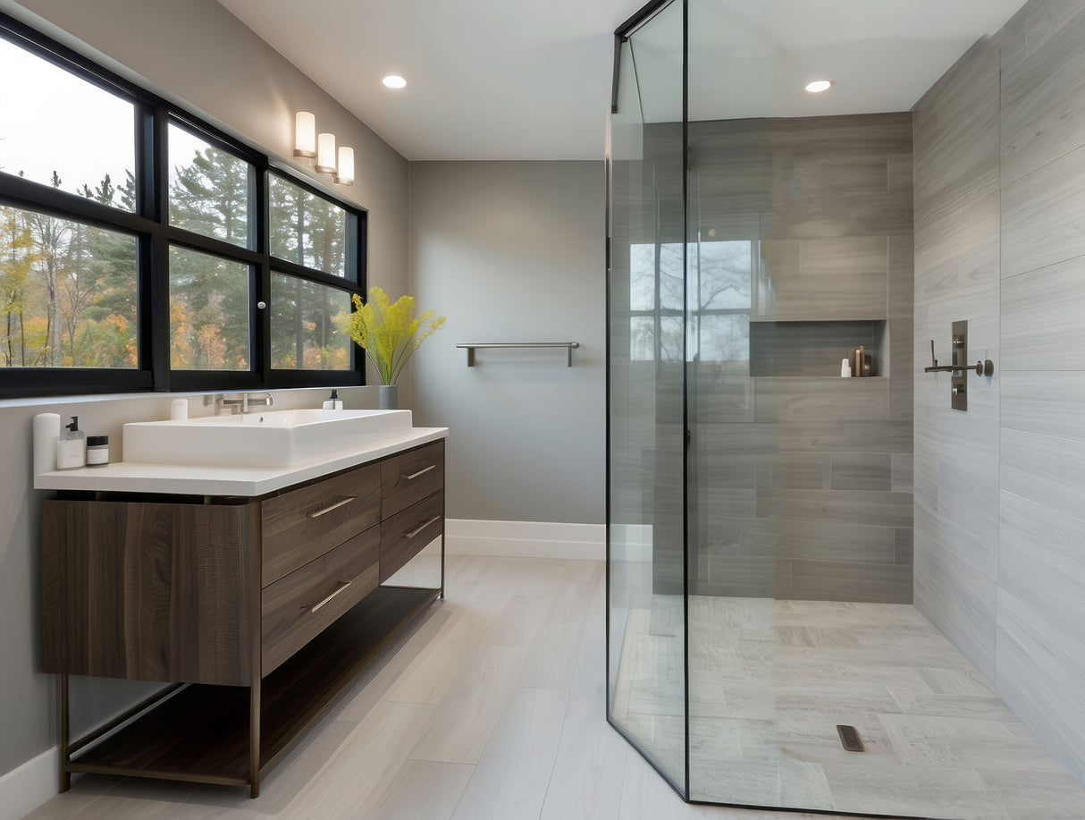 ProWarm Waterproof Shower Recessed Storage Unit - 180mm Depth