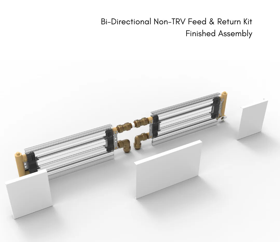 ThermaSkirt Bi-Directional Non-TRV Feed & Return Kit
