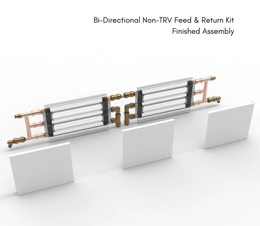 ThermaSkirt Bi-Directional Non-TRV Feed & Return Kit