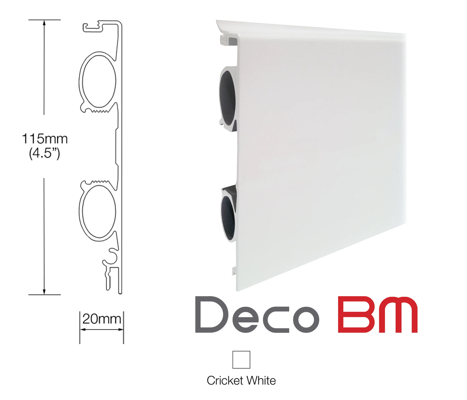 ThermaSkirt BM2 Twin Pipe Skirting Board Heating