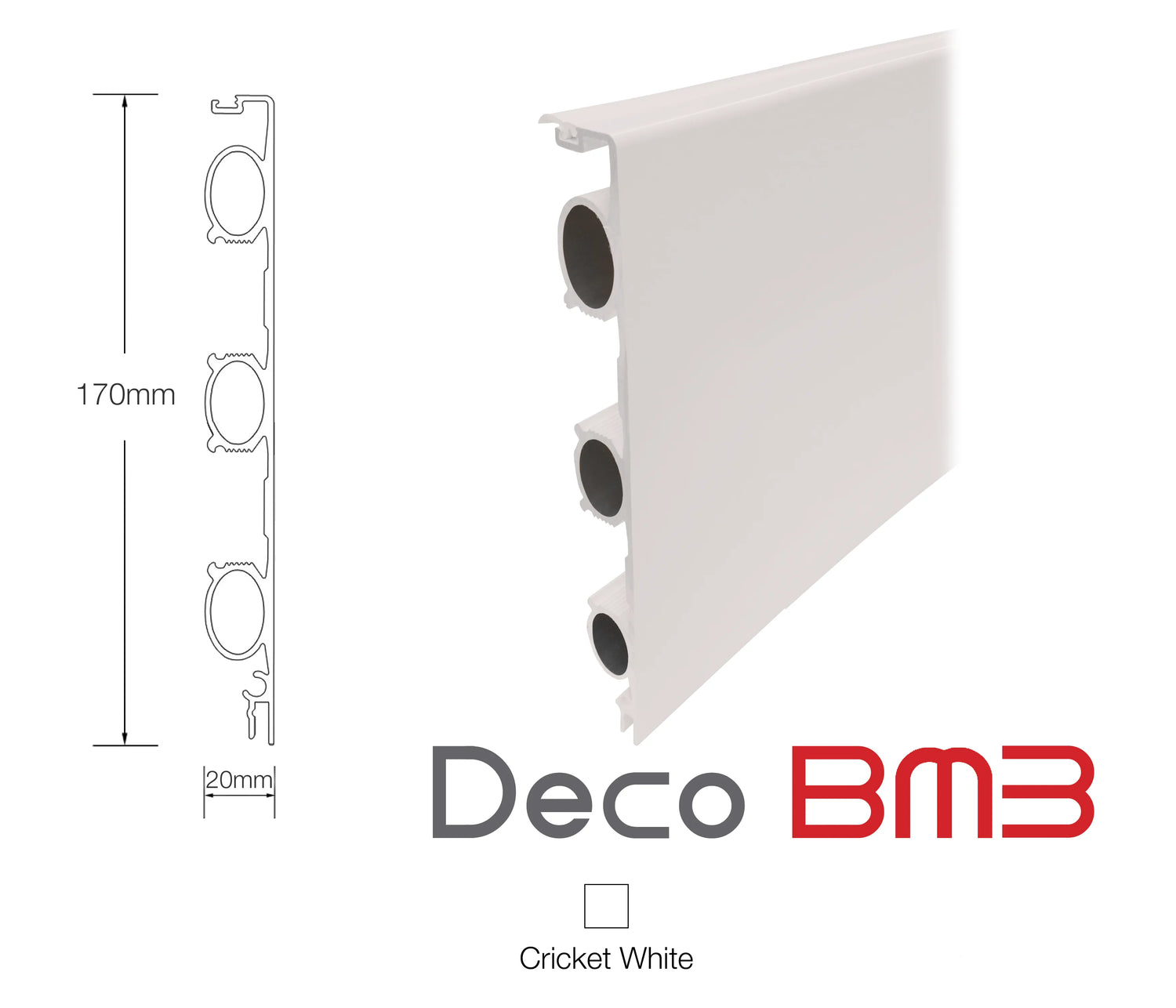 ThermaSkirt BM3 Triple Pipe Skirting Board Heating