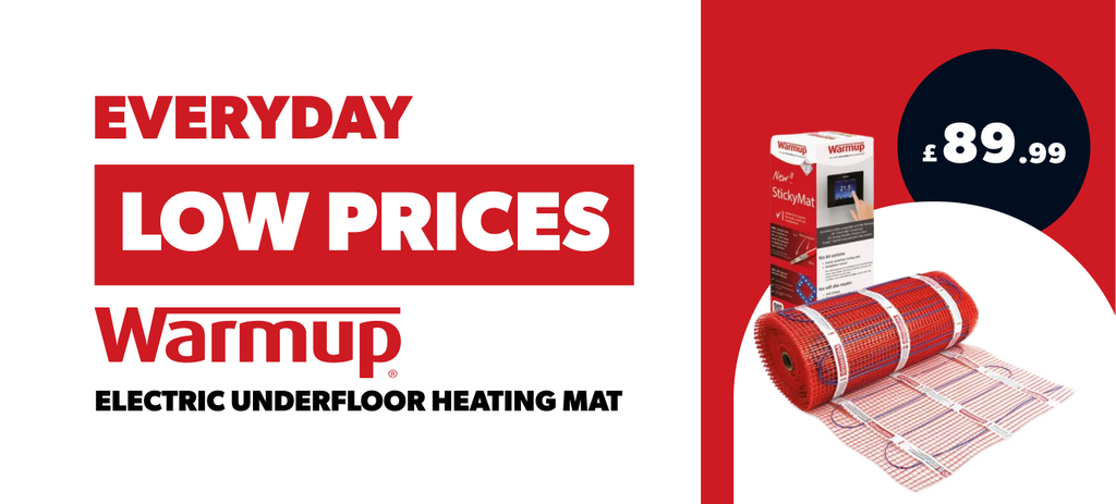 Warmup Water Underfloor Heating banner