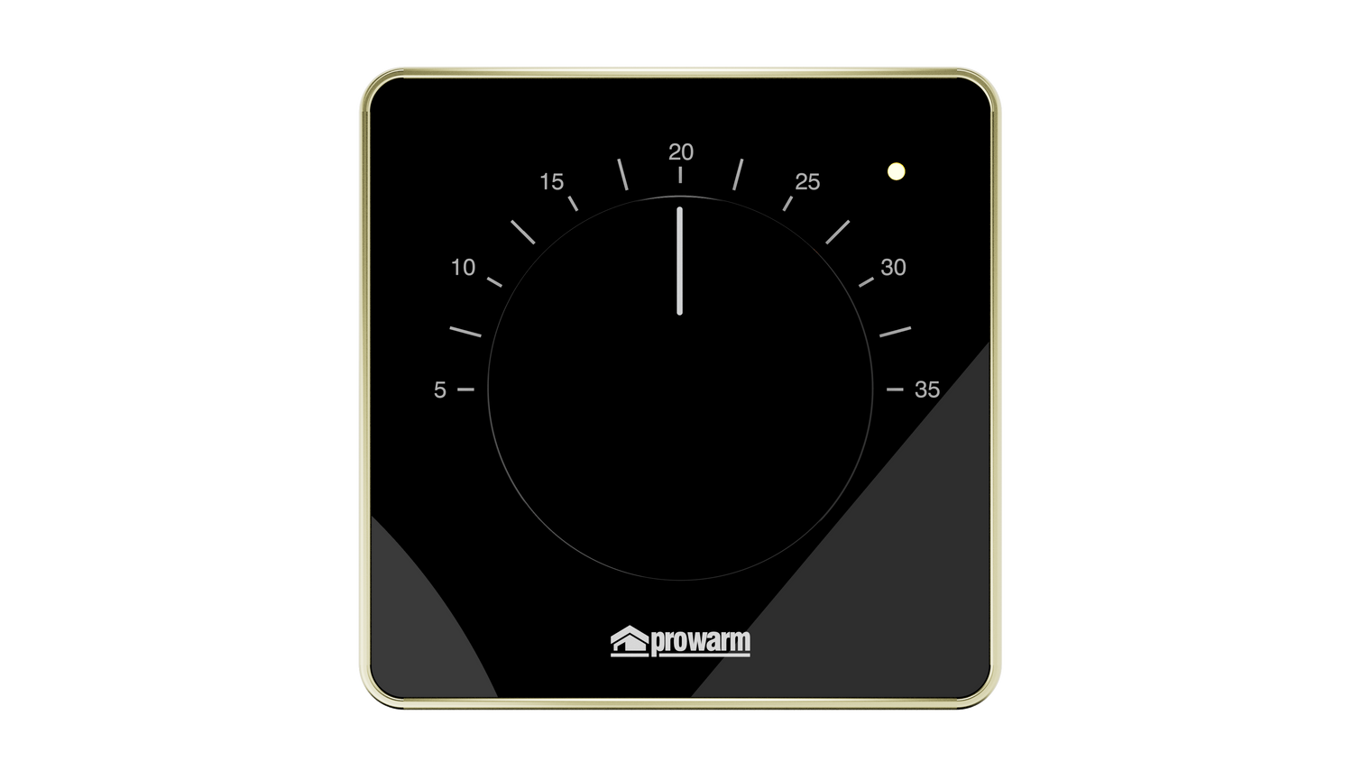 Prowarm Touch IQ M Series - Black Dial Thermostat