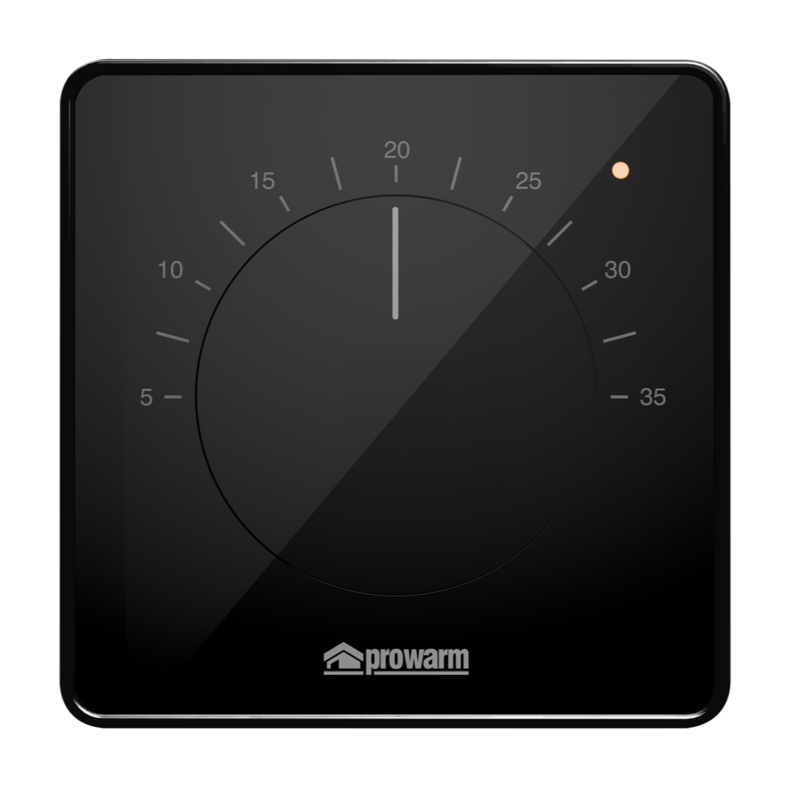 Prowarm Touch IQ M Series - Black Dial Thermostat