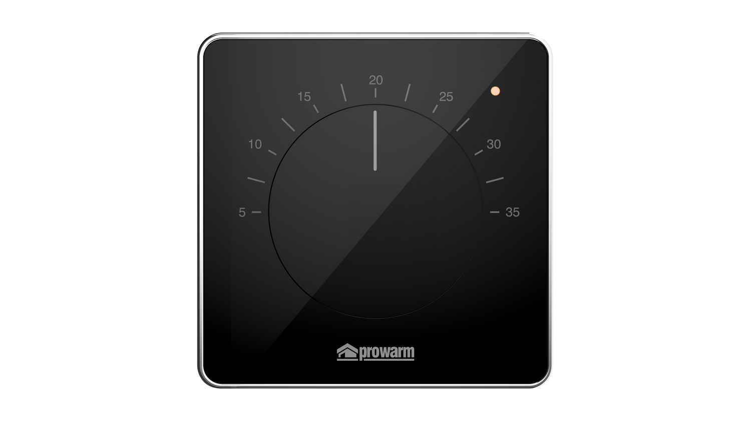 Prowarm Touch IQ M Series - Black Dial Thermostat
