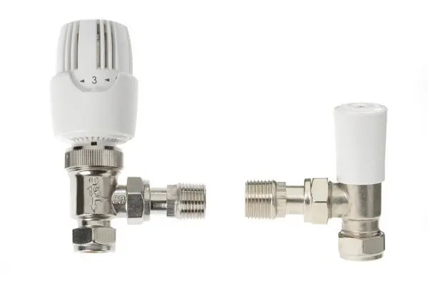 Drayton RT414 Angled TRV - Lockshield 15mm