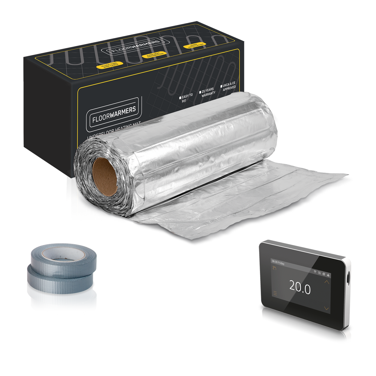 Floorwarmers Foil Underfloor Heating (Wood, Vinyl & Carpet)