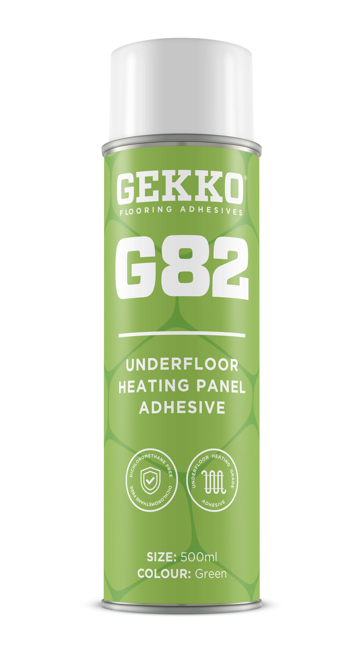 Gekko G82 Underfloor Heating Spray Adhesive (Green) - 500ml