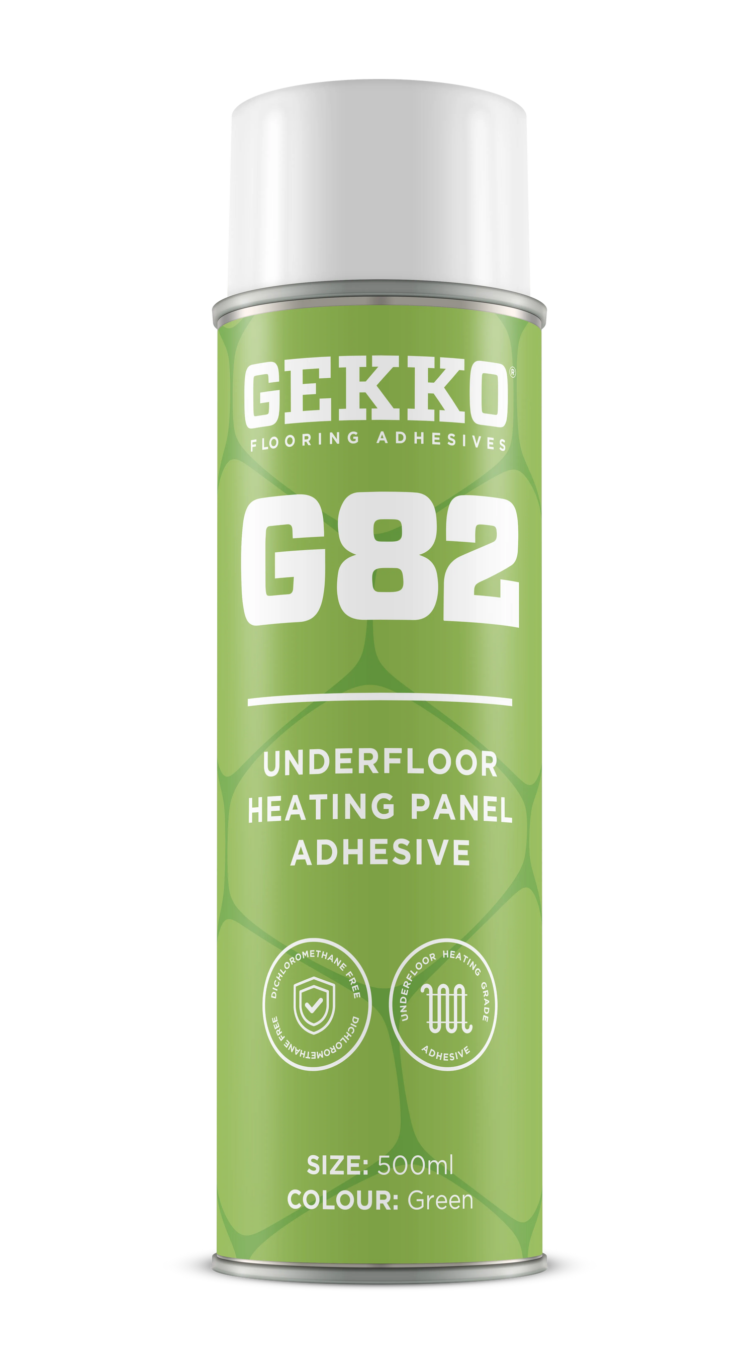 Gekko G82 Underfloor Heating Spray Adhesive (Green) - 500ml