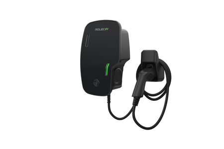 Zura Smart EV Charger 2x 7.4Kw Tethered 5m Rolec (3150B)