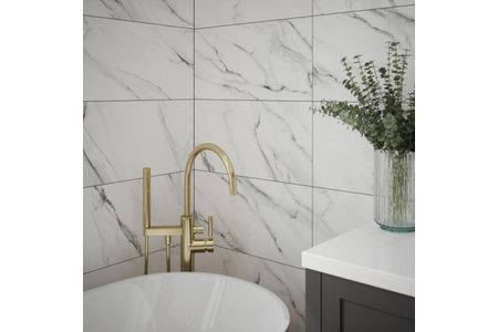 Wetherby Matt Porcelain Wall & Floor Tile 600mm X 600mm X 9.5mm - Pack Of 3 - Covers 1.08m2