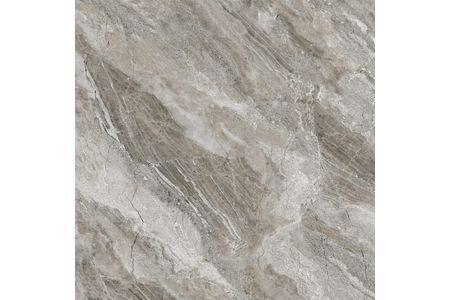Ava Grey Polished Glazed Porcelain Wall & Floor Tile 600mm X 600mm X 9mm - Pack Of 3 - Covers 1.08m2