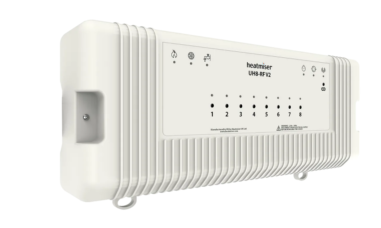 Heatmiser UH8-RF Wiring Centre - 8 Zone