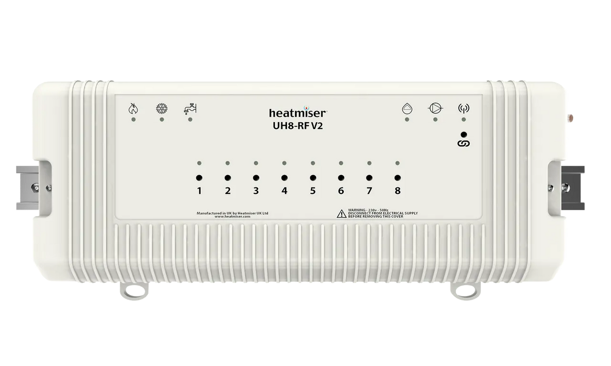 Heatmiser UH8-RF Wiring Centre - 8 Zone
