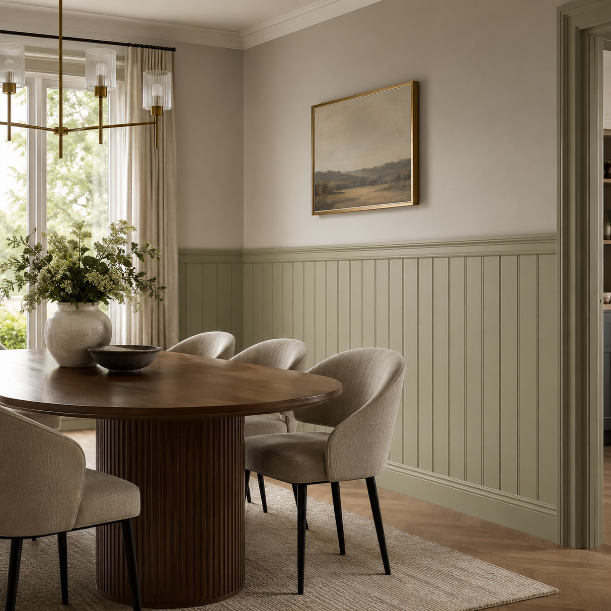 Tongue and Groove Wall Panel Kit - Water Resistant MDF - Includes panels, trim and adhesive