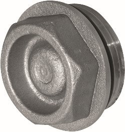 Nickle plated male stop end - G1"