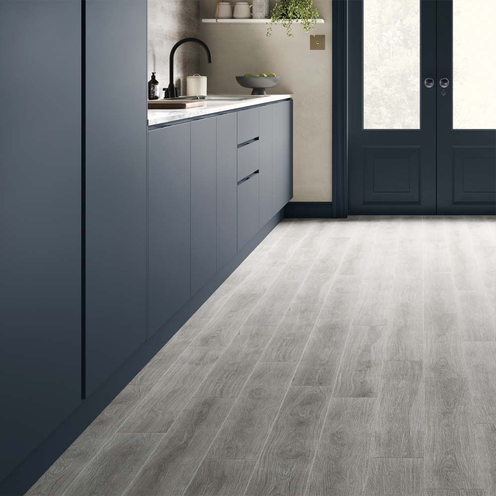 Methley Smoke Porcelain Wall & Floor Tile 150mm X 900mm X 9mm - Pack of 9 - Covers 1.22m2