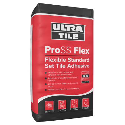 UltraTile ProSS Flex Flexible Set Tile Adhesive - Pallet of 54 Bags
