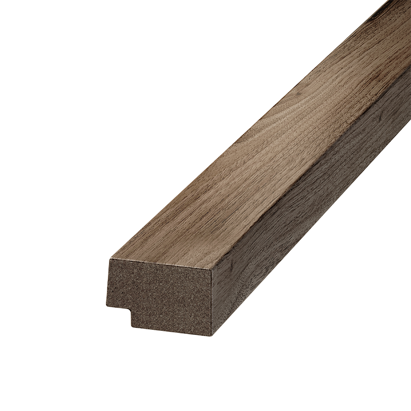 ProWarm Slatted Wood Wall Panel End Cap (Grooved)