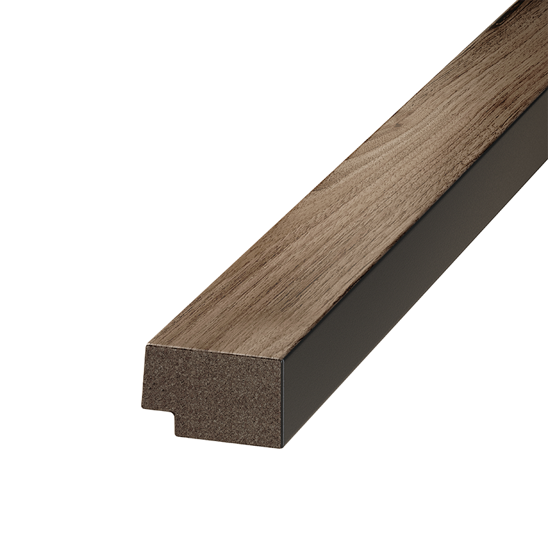 ProWarm Slatted Wood Wall Panel End Cap (Grooved)