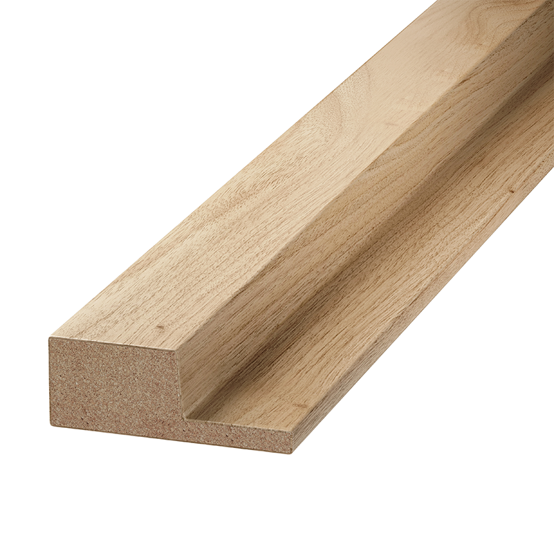 ProWarm Slatted Wood Wall Panel End Cap (Tongued)
