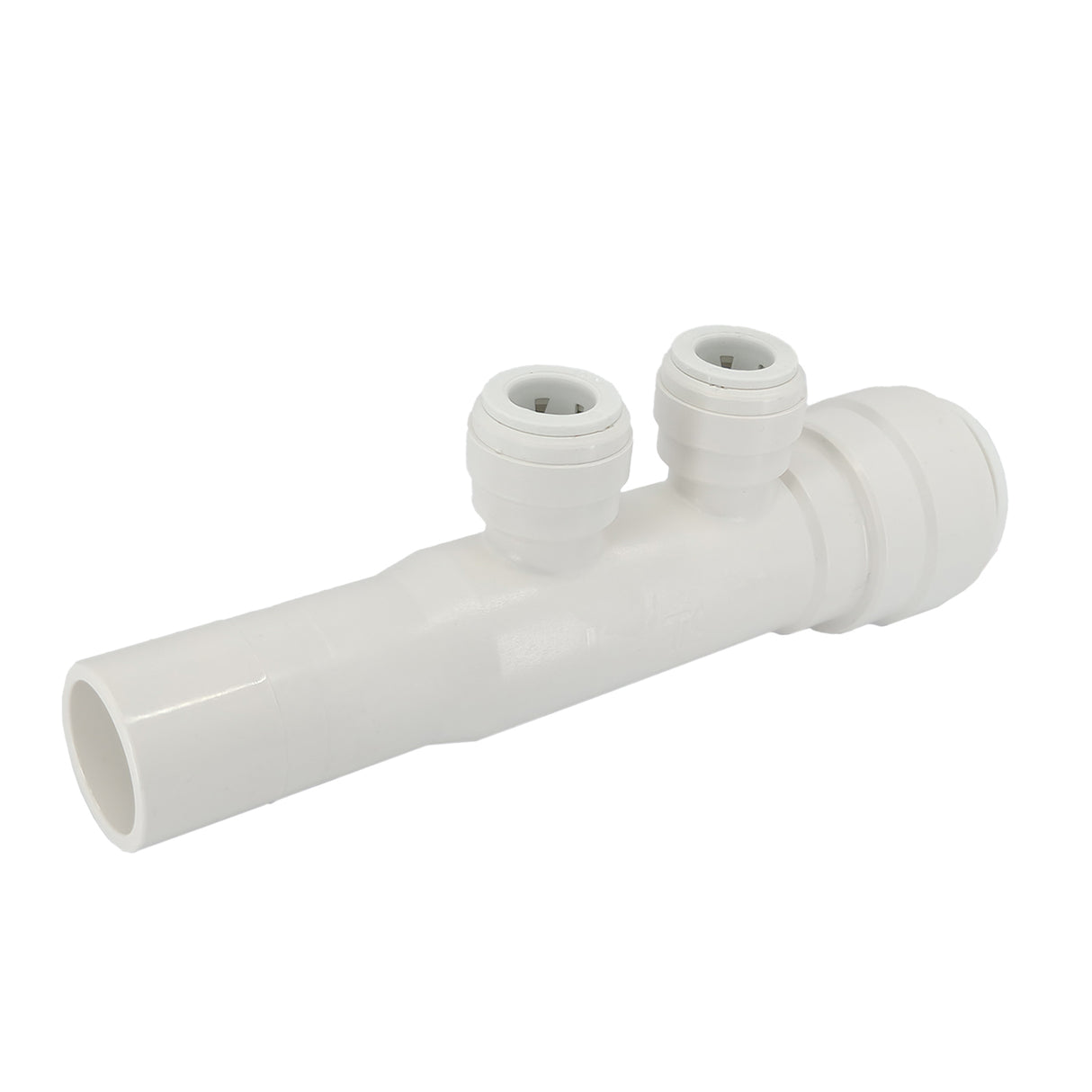 Plumbright 2 Port Manifold 22 x 10mm White White plastic