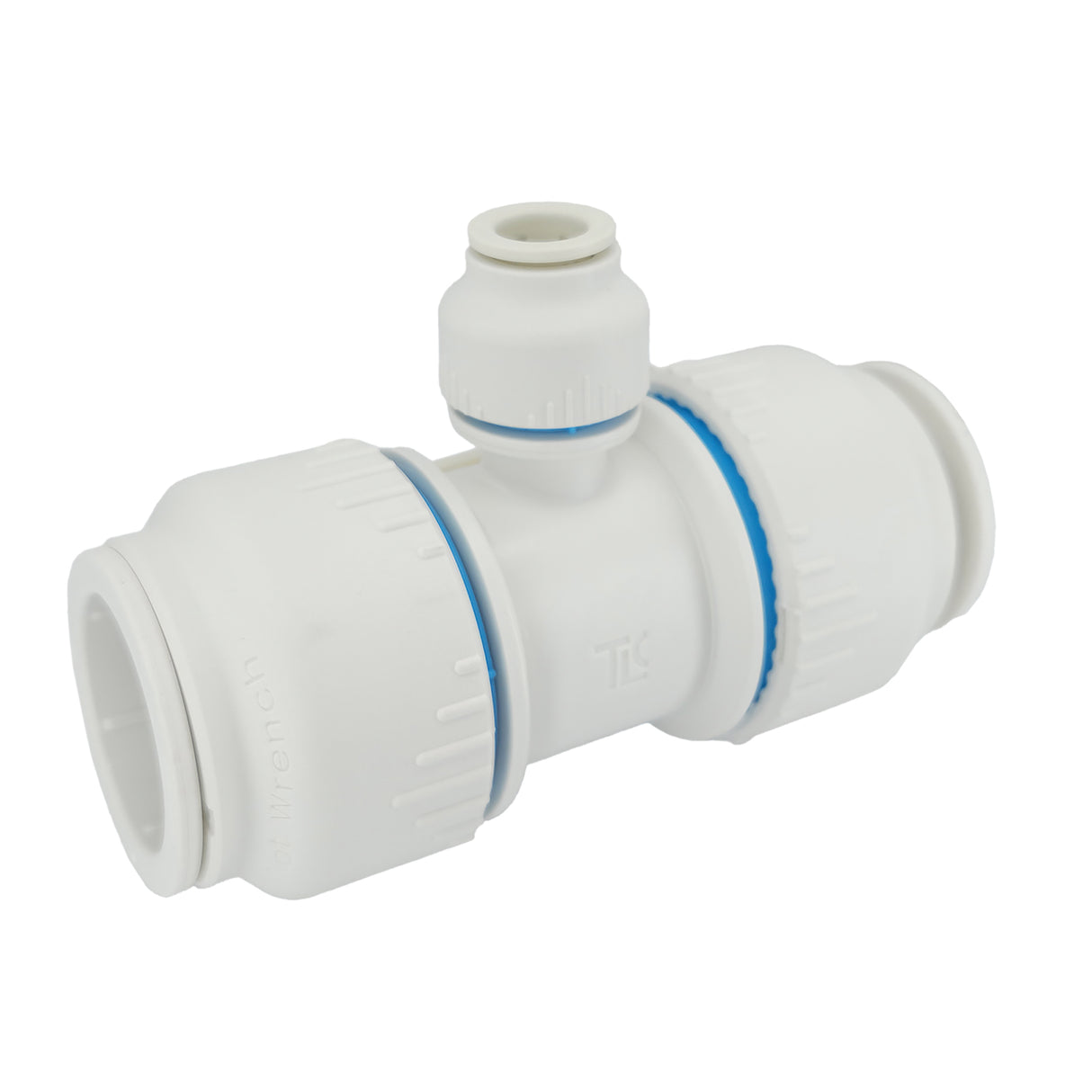 Plumbright 28 x 28 x 10mm Reducing Tee White plastic