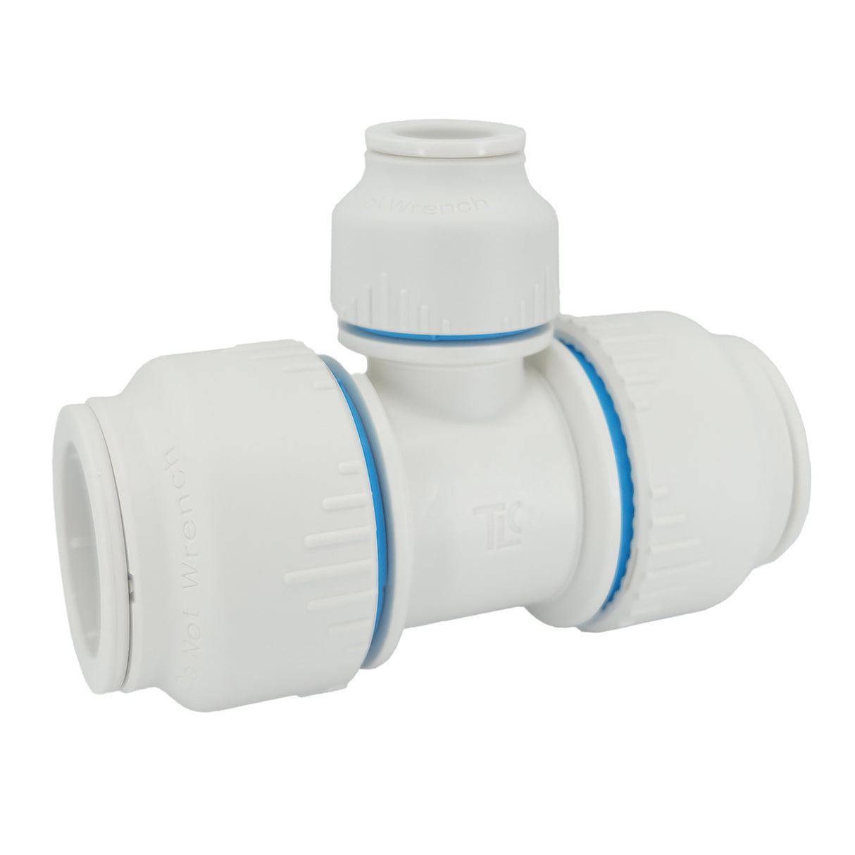 Plumbright 28 x 28 x 15mm Reducing Tee White plastic