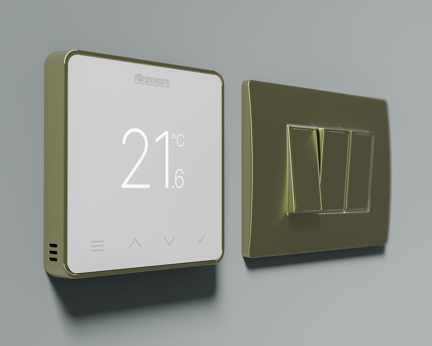 ProWarm Touch IQ S Series - White Wifi Thermostat