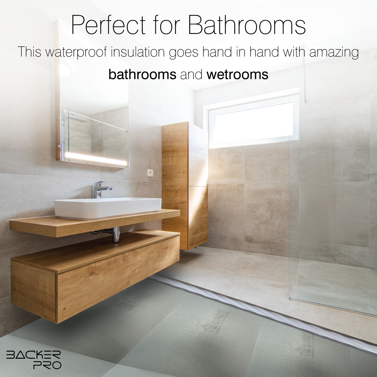 ProWarm Tile Backer Board - BACKER-PRO
