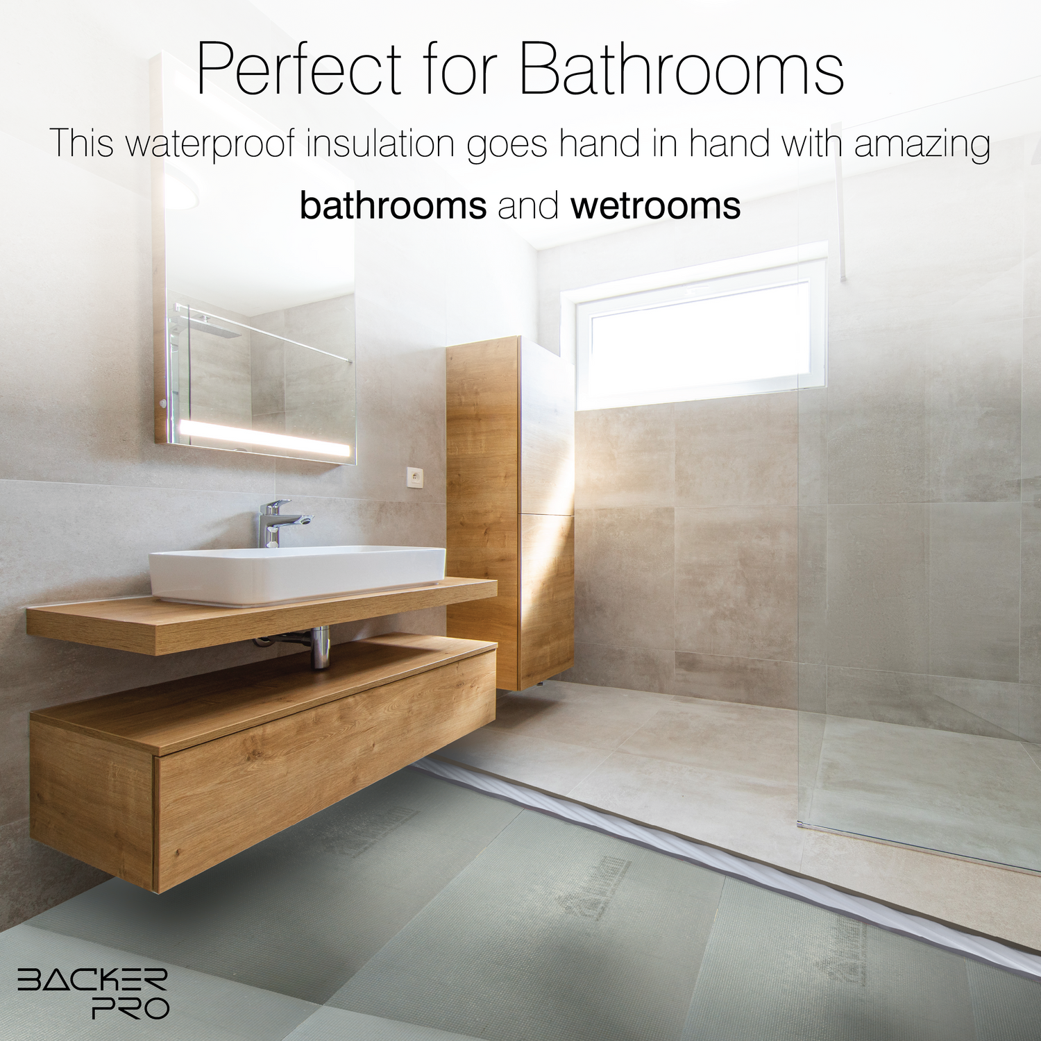 ProWarm Tile Backer Board - BACKER-PRO