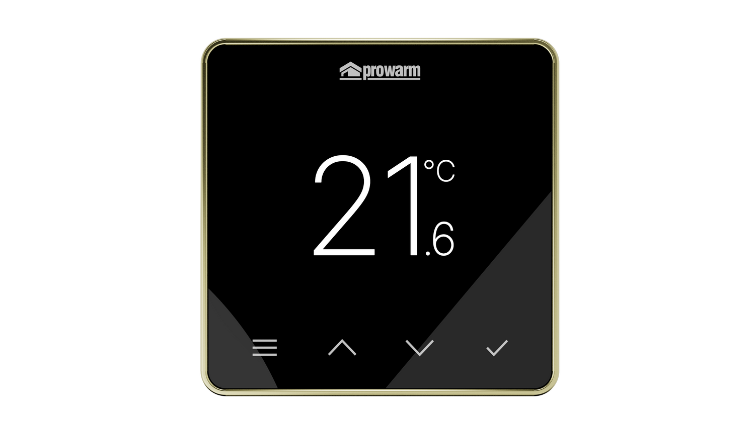 ProWarm Touch IQ S Series - Black Wifi Thermostat