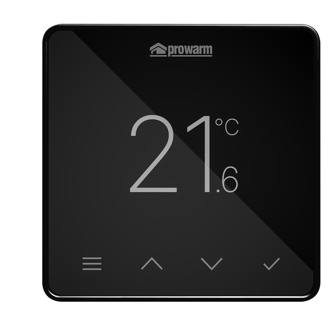 ProWarm Touch IQ S Series - Black Wifi Thermostat
