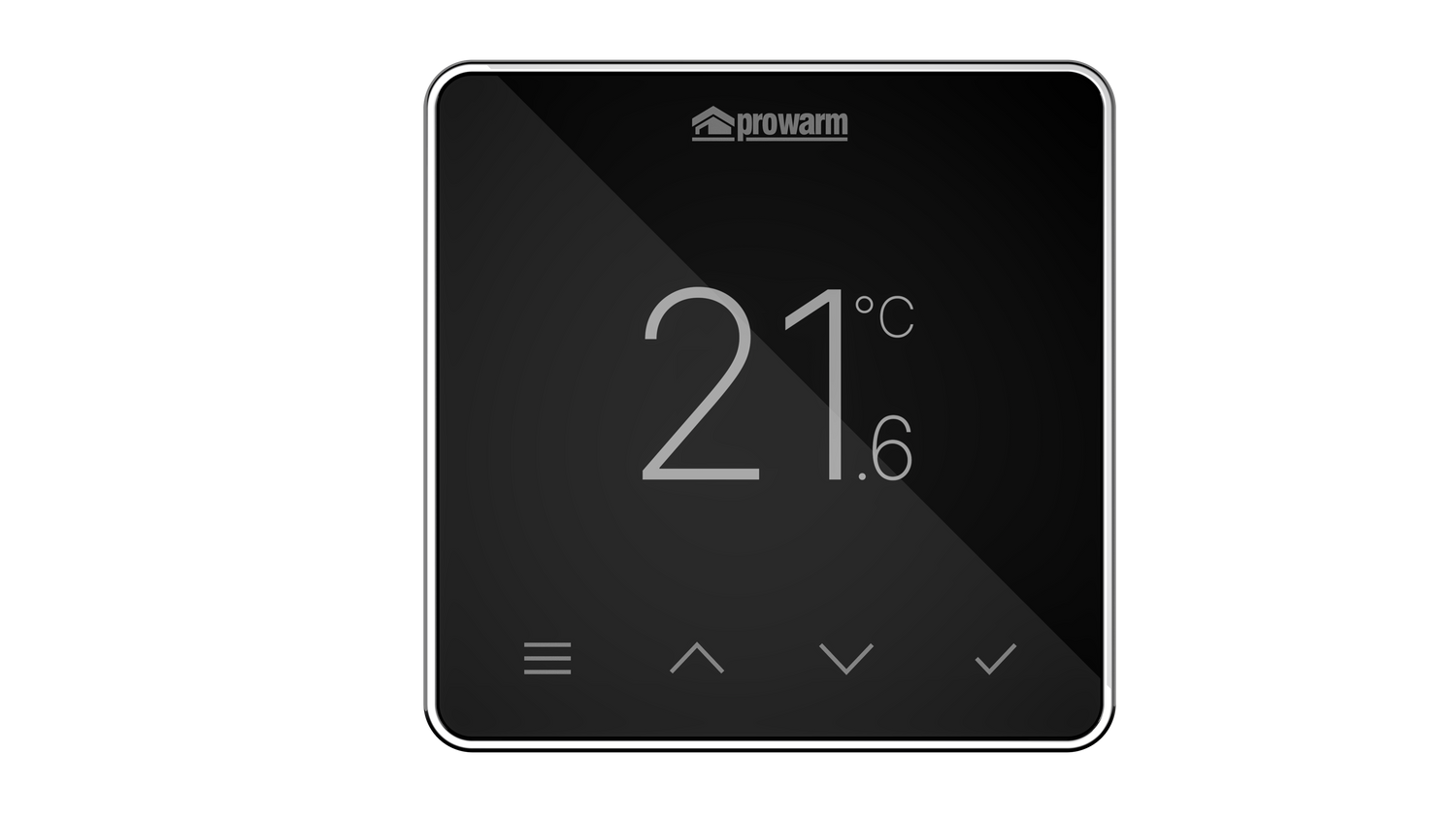 ProWarm Touch IQ S Series - Black Wifi Thermostat