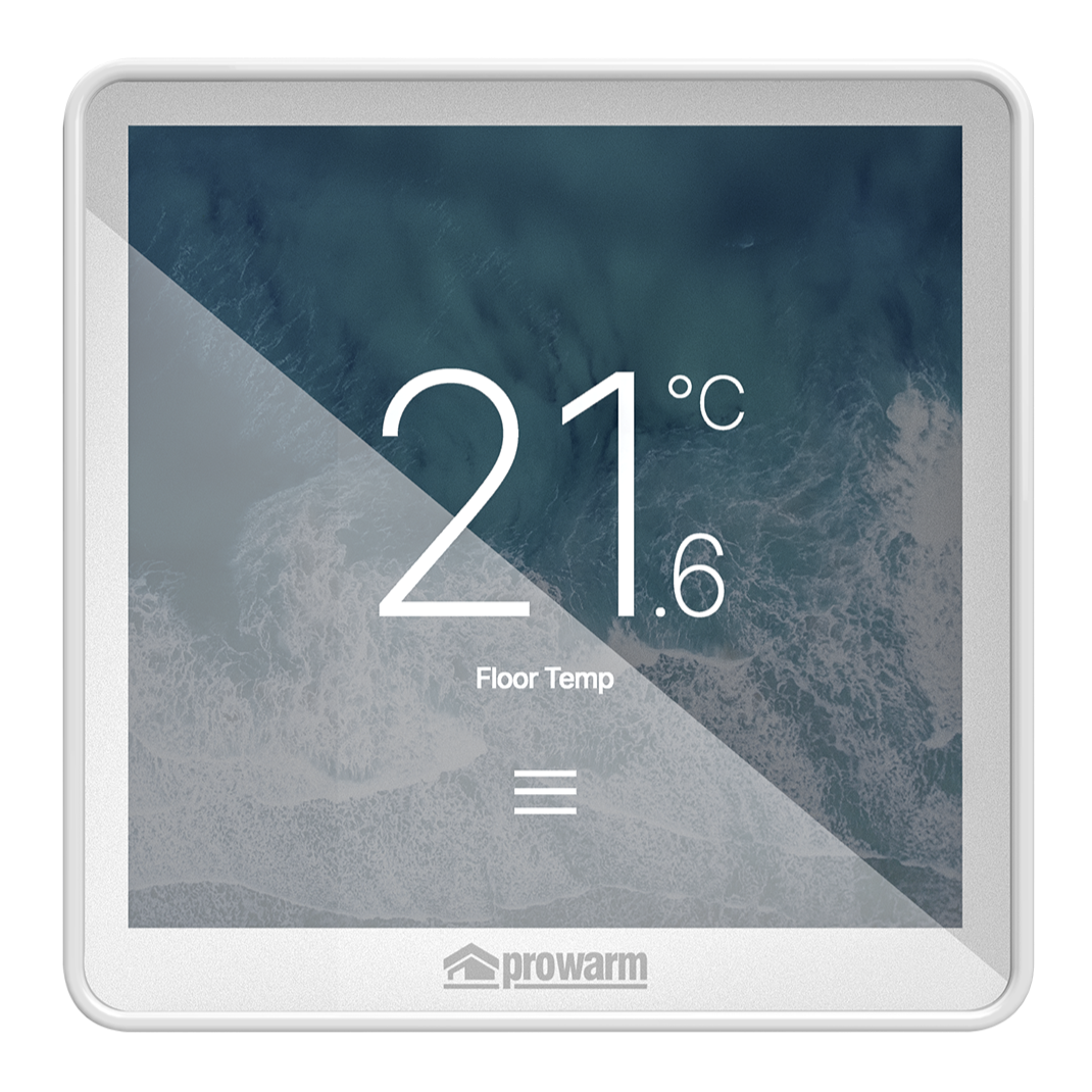 ProWarm Touch IQ ST Series - White Touchscreen Thermostat
