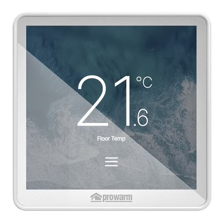 ProWarm Touch IQ ST Series - White Touchscreen Thermostat