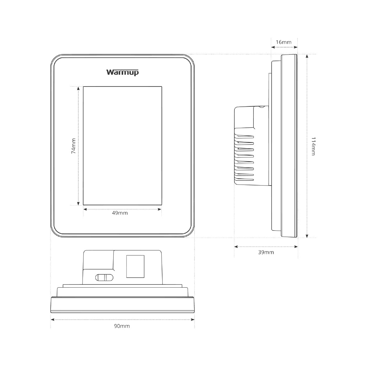 Warmup 7iE Underfloor Heating Smart Thermostat